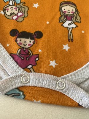 Body malha suedine estampada